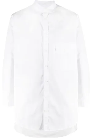 YOHJI YAMAMOTO Flap pocket long-length shirt