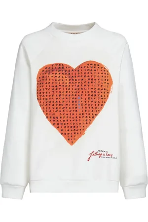 Marni Wordsearch-print cotton sweatshirt