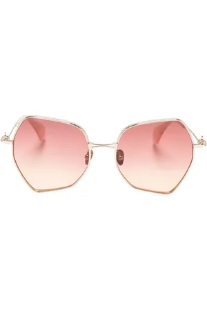 Vivienne Westwood Hardware orb hexagonal-frame sunglasses