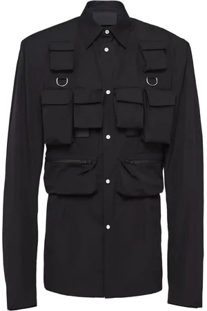 Prada Single-breasted cotton jacket