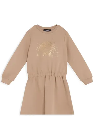 VERSACE Logo-print dress