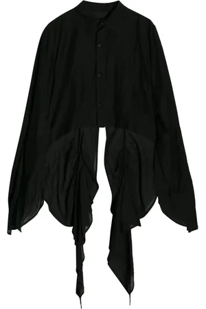 YOHJI YAMAMOTO Asymmetric cotton-silk shirt