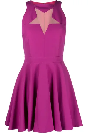 VERSACE Star cut-out minidress