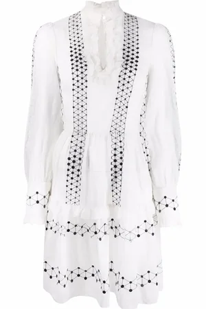 TEMPERLEY LONDON Robin long-sleeve mini dress