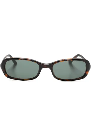 CHIMI Tortoiseshell oval-frame sunglasses