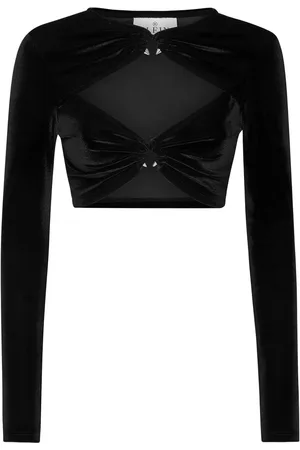 Philipp Plein Cut-out long-sleeve top