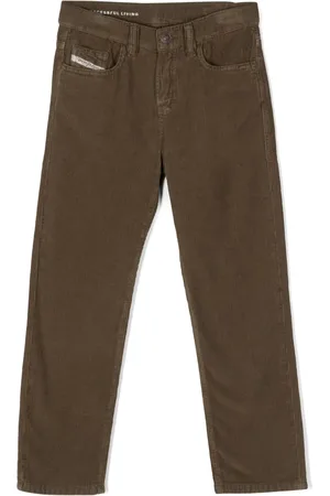 Diesel Logo-patch corduroy trousers