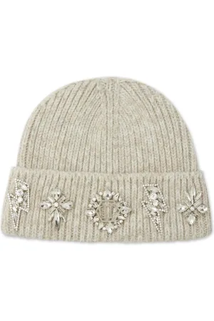 Philipp Plein Brooch-detail beanie