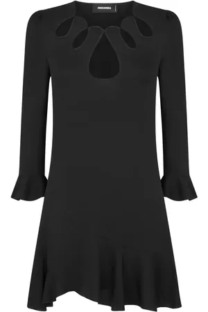 Dsquared2 Cut out-detail long-sleeve minidress