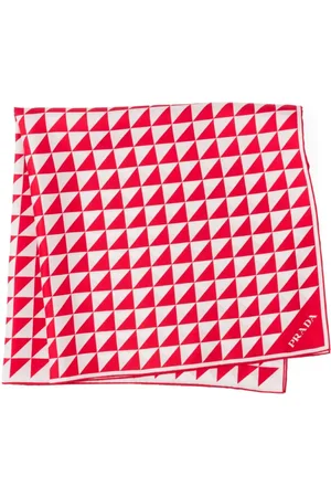 Prada Logo-print silk twill scarf