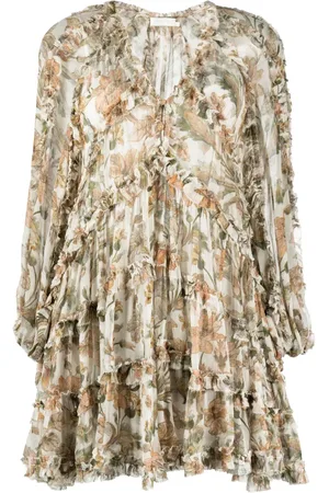 ZIMMERMANN Chintz floral-print minidress