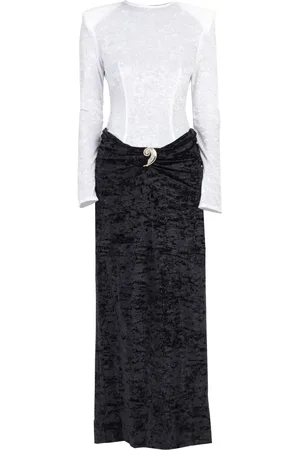 Rowen Rose Bi-colour maxi dress