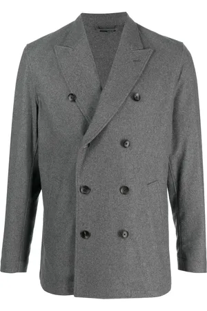 LARDINI Double-breasted cashmere jacket