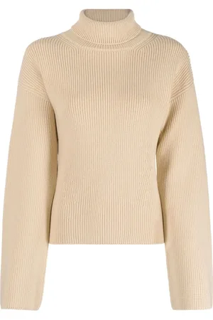 Patou Ribbed turtleneck jumper