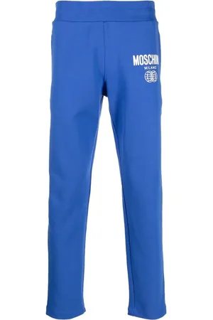 Moschino Logo-print organic-cotton track pants
