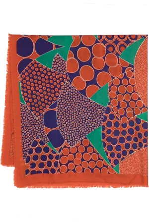 Missoni 1980s geometric-print scarf
