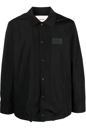 Zadig & Voltaire Logo-patch shirt jacket