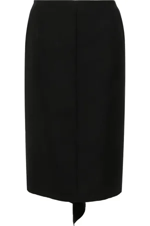 Nº21 Ruffle-detail pencil skirt