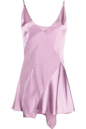 Maison Margiela Panelled satin minidress