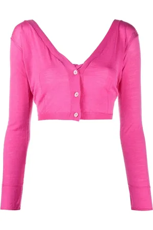 Jacquemus Cropped button-fastening cardigan