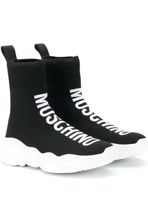 Moschino Logo print sock trainers