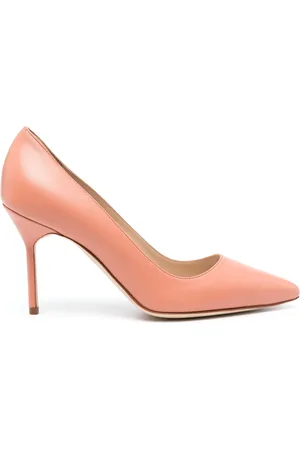 Manolo Blahnik BB 80mm leather pumps