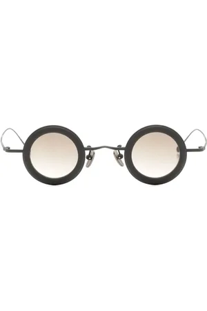 RIGARDS Round-frame titanium sunglasses