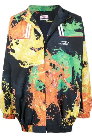 MARTINE ROSE Abstract-print lightweight jacket