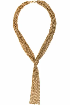 Monet 1990s knotted chain necklace