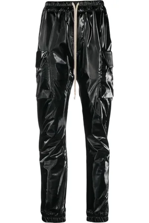 Rick Owens Patent drawstring trousers