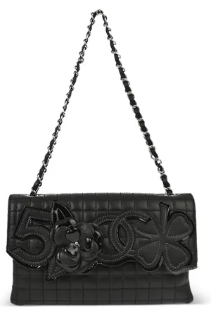 CHANEL 2006 Choco Bar shoulder bag