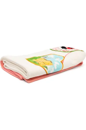 CHANEL 1990-2000s Valentine beach towel