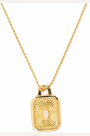 Missoma Square locket rope necklace