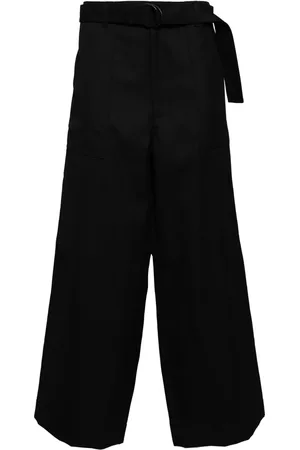 Comme des Garçons Belted wide-leg trousers