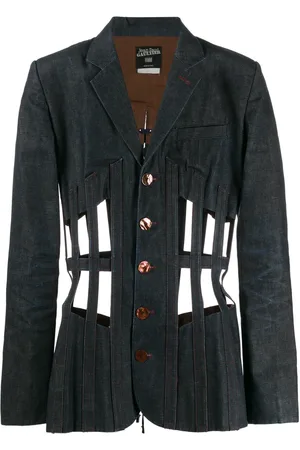 Jean Paul Gaultier Cage design denim jacket