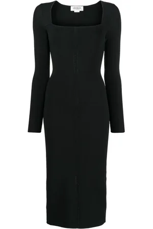 Victoria Beckham Fitted square-neck dress