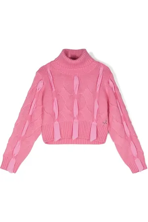 MISS BLUMARINE Cable-knit sweater
