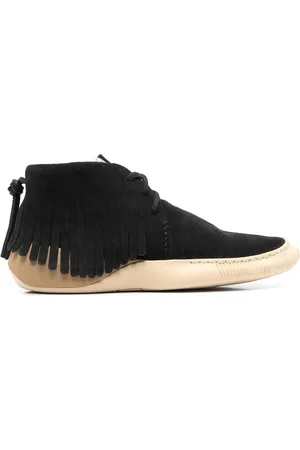 VISVIM Fringed suede desert boots