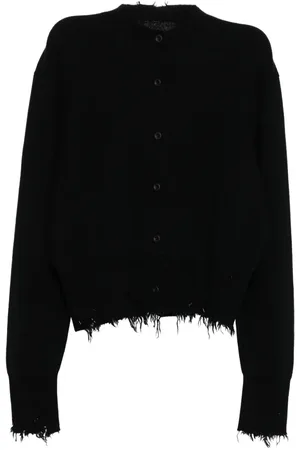 JNBY Distressed button-up cardigan