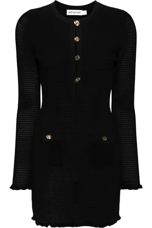 Self-Portrait Knitted mini dress