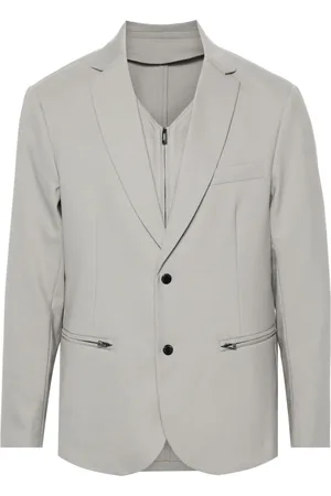 Emporio Armani Layered single-breasted blazer
