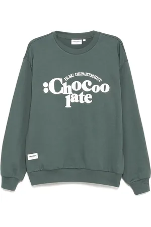 Chocoolate Logo-embroidered sweatshirt