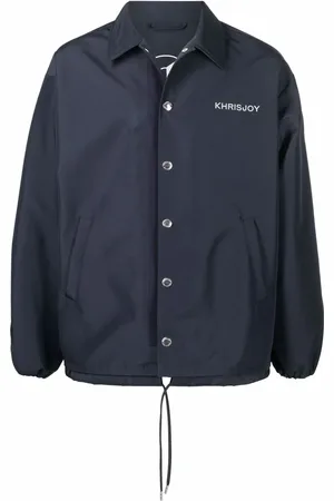Khrisjoy Logo-embroidered shirt jacket