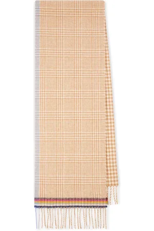 Paul Smith Checked wool scarf