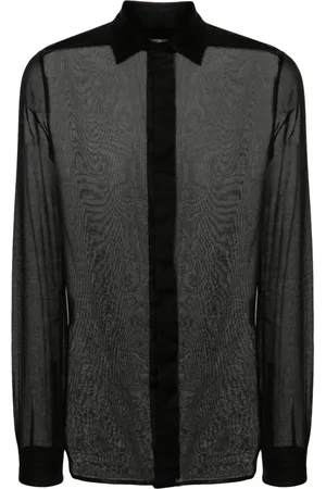 Rick Owens Office semi-sheer cotton shirt