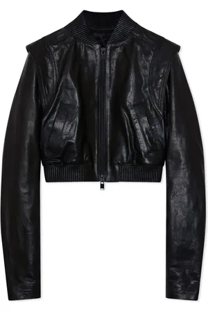Simkhai Doreen cropped leather jacket