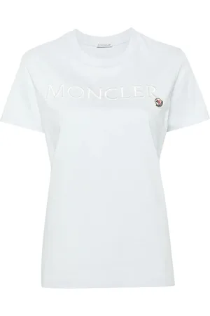 Moncler Embroidered-logo organic-cotton T-shirt