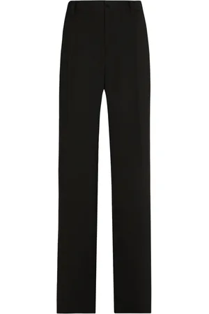 Dolce & Gabbana High-waist virgin-wool trousers