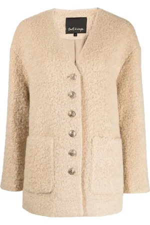 tout a coup V-neck oversized jacket