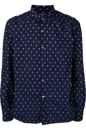 Comme des Garçons Geometric embroidery shirt
